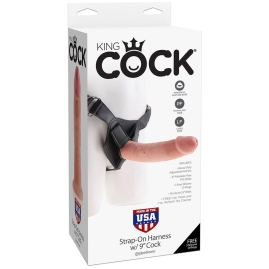 Страпон Pipedream - King Cock Harness 9"