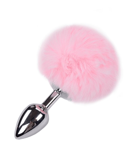 Пробка с хвостиком Metal Anal Fluffy Size S