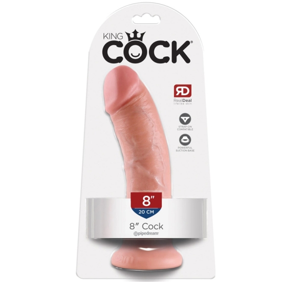 Фаллос-реалистик King Cock 8&quot; Pipedream