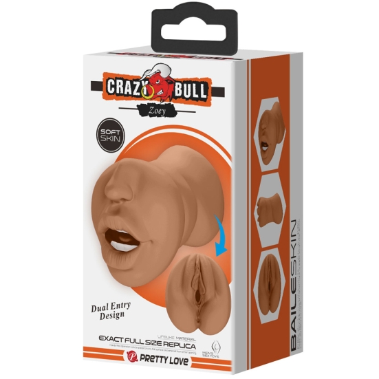 Двусторонний мастурбатор Crazy Bull Zoey